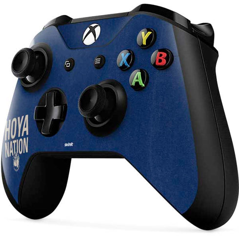 Georgetown University Hoyas Bulldog Xbox One X Controller Skin
