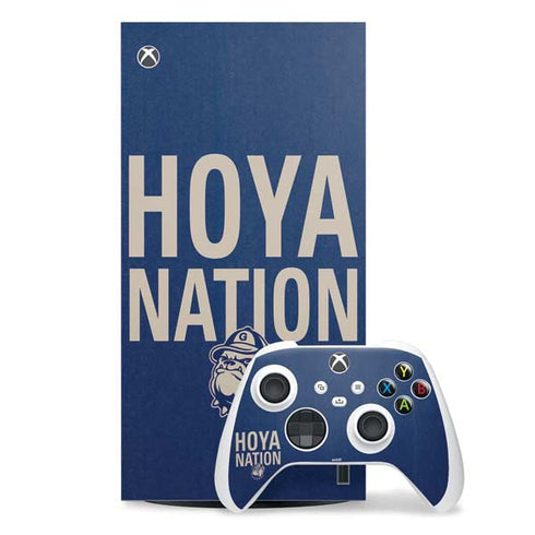 Georgetown University Hoyas Bulldog Xbox Series X Skins