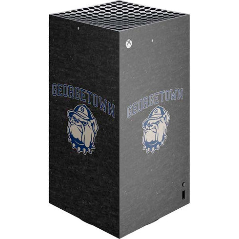Georgetown University Hoyas Bulldog XBox Series X Digital Edition Console Skin