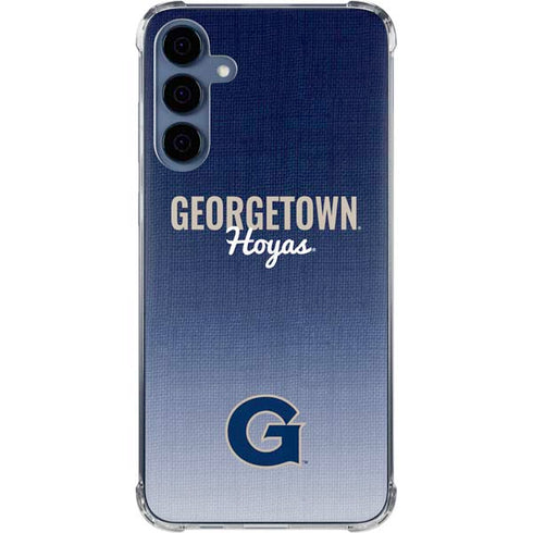 Georgetown University Hoyas Galaxy A35 5G Clear Case