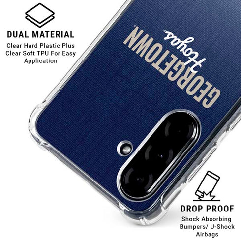 Georgetown University Hoyas Galaxy A36 5G Clear Case