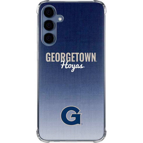 Georgetown University Hoyas Galaxy A55 5G Clear Case
