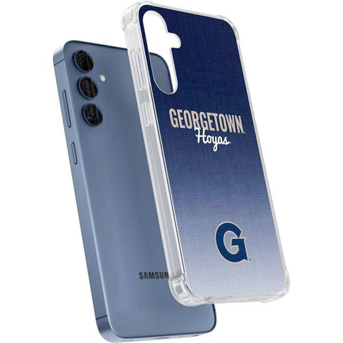 Georgetown University Hoyas Galaxy A55 5G Clear Case