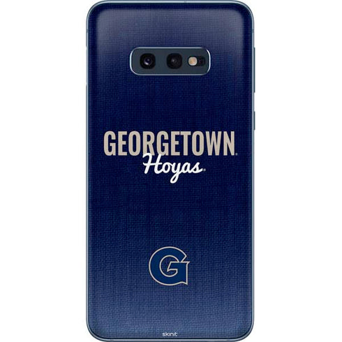 Georgetown University Hoyas Galaxy S10e Skin