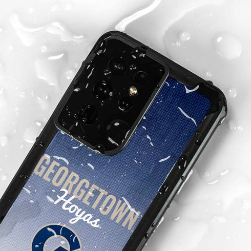 Georgetown University Hoyas Galaxy S24 Ultra Waterproof Case