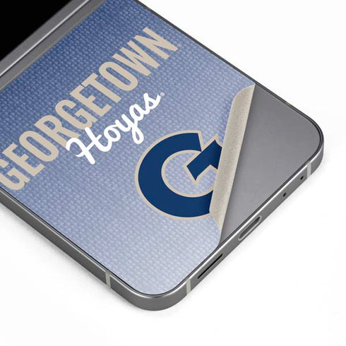 Georgetown University Hoyas Galaxy Z Flip6 Skin