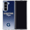 Georgetown University Hoyas Galaxy Z Fold5 5G Clear Case