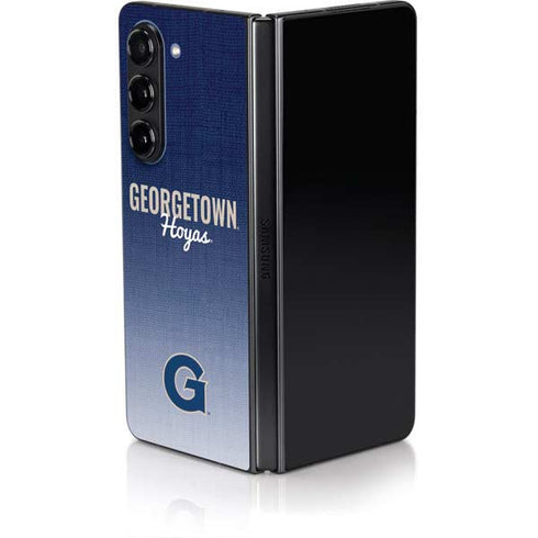 Georgetown University Hoyas Galaxy Z Fold5 5G Skin