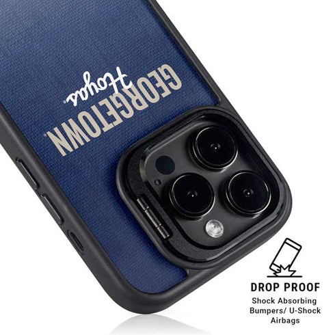 Georgetown University Hoyas iPhone 13 Pro Max Kickstand Case