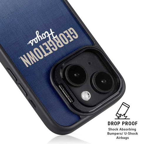 Georgetown University Hoyas iPhone 14 Plus Kickstand Case