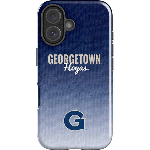 Georgetown University Hoyas iPhone 16 Plus Impact Case