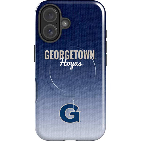 Georgetown University Hoyas iPhone 16 Plus Magsafe Impact Case