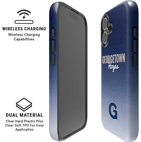 Georgetown University Hoyas iPhone 16 Plus Magsafe Impact Case