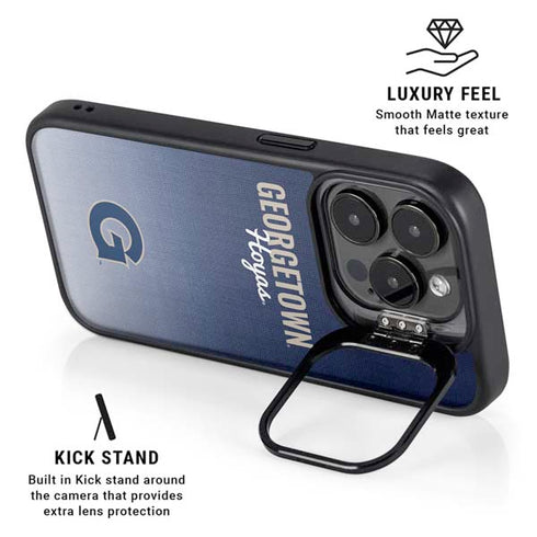 Georgetown University Hoyas iPhone 16 Pro Kickstand Case