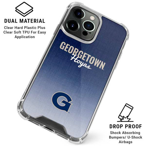 Georgetown University Hoyas iPhone 16 Pro Max Clear Case
