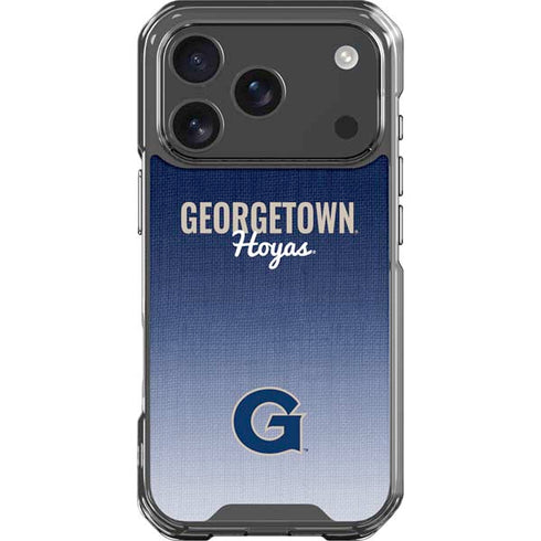 Georgetown University Hoyas iPhone 18 Pro Clear Case