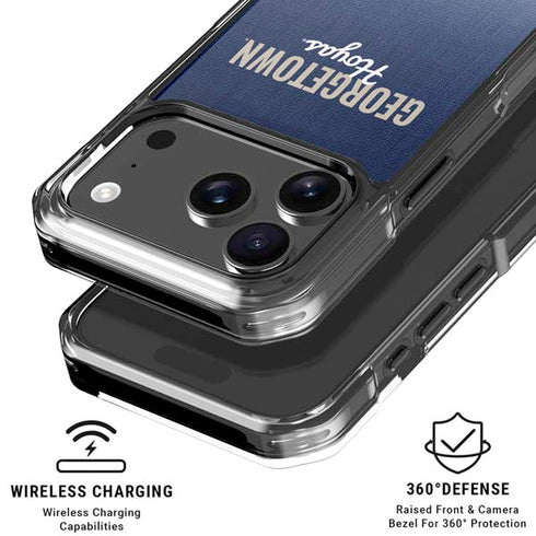 Georgetown University Hoyas iPhone 18 Pro Clear Case