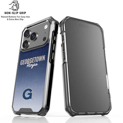 Georgetown University Hoyas iPhone 18 Pro Clear Case