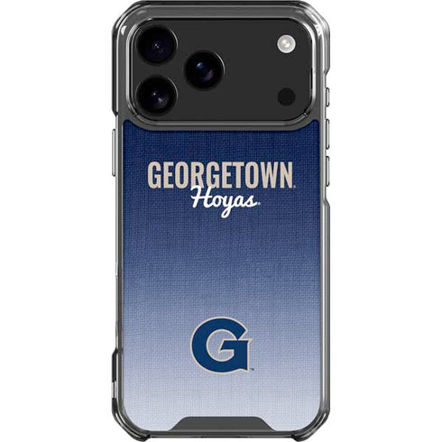 Georgetown University Hoyas iPhone 18 Pro Max Clear Case