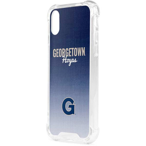 Georgetown University Hoyas iPhone XS Clear Case