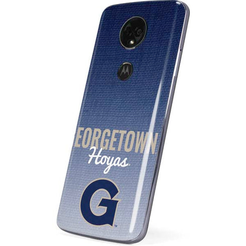 Georgetown University Hoyas Moto E5 Plus Skin