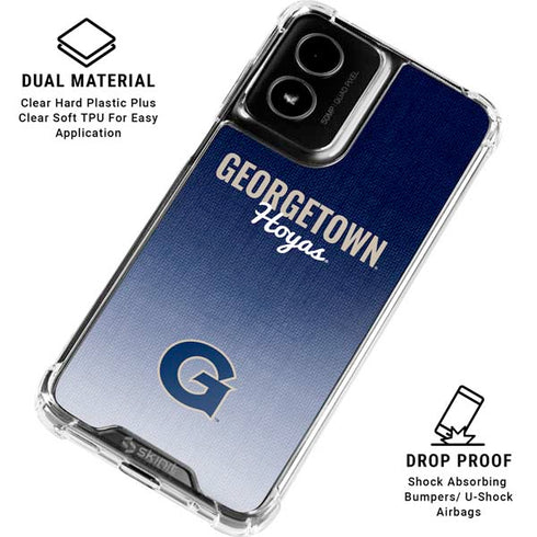 Georgetown University Hoyas Moto G Power 5G (2024) Clear Case