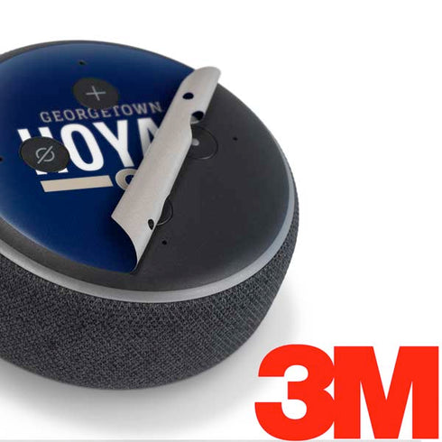 Georgetown University Hoyas Stripe Amazon Echo Dot Skin