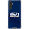 Georgetown University Hoyas Stripe Galaxy A17 Clear Case