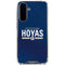 Georgetown University Hoyas Stripe Galaxy A36 5G Clear Case