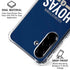 Georgetown University Hoyas Stripe Galaxy A36 5G Clear Case
