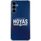 Georgetown University Hoyas Stripe Galaxy A55 5G Clear Case