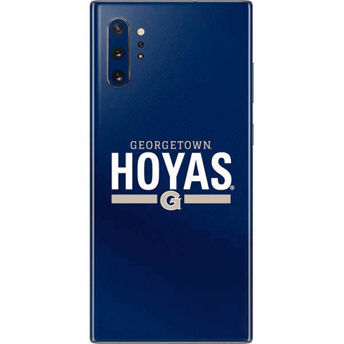 Georgetown University Hoyas Stripe Galaxy Note 10 Plus Skin