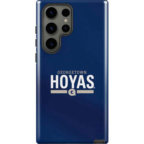 Georgetown University Hoyas Stripe Galaxy S23 Ultra Pro Case