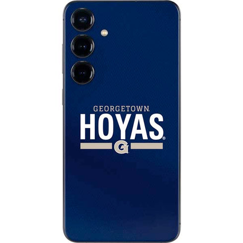 Georgetown University Hoyas Stripe Galaxy S25 Skin