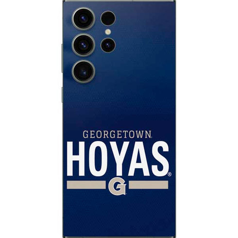Georgetown University Hoyas Stripe Galaxy S24 Ultra Skin