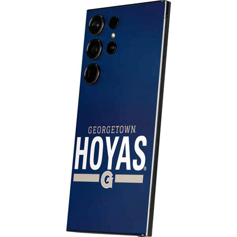Georgetown University Hoyas Stripe Galaxy S24 Ultra Skin