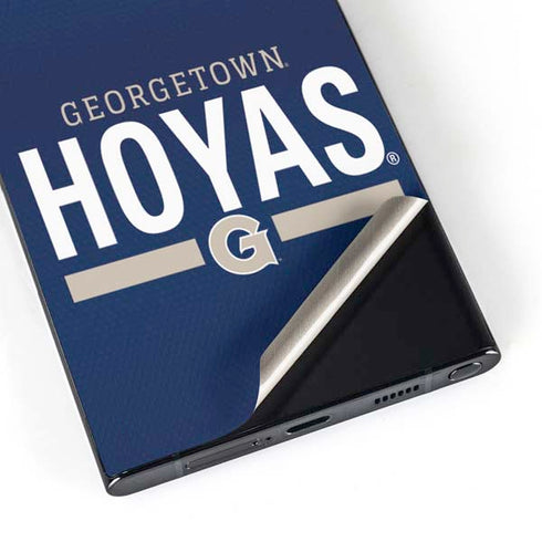 Georgetown University Hoyas Stripe Galaxy S24 Ultra Skin