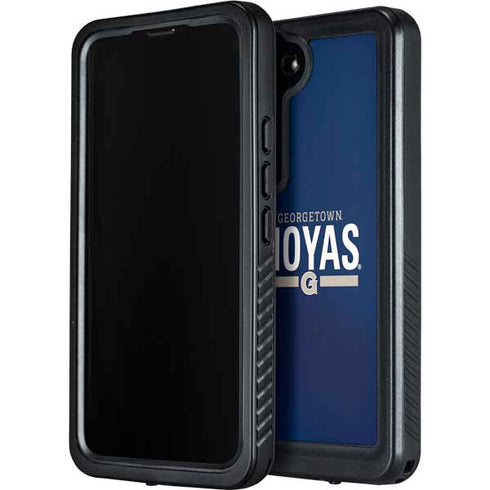 Georgetown University Hoyas Stripe Galaxy S24 Waterproof Case