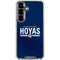 Georgetown University Hoyas Stripe Galaxy S26 Clear Case
