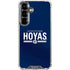 Georgetown University Hoyas Stripe Galaxy S26 Clear Case