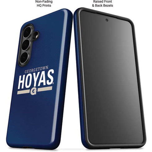 Georgetown University Hoyas Stripe Galaxy S26 Impact Case
