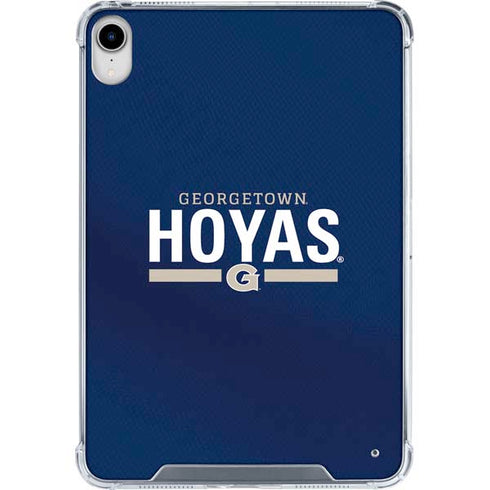 Georgetown University Hoyas Stripe iPad 11th Gen (2025) Clear Case