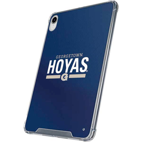 Georgetown University Hoyas Stripe iPad 11th Gen (2025) Clear Case