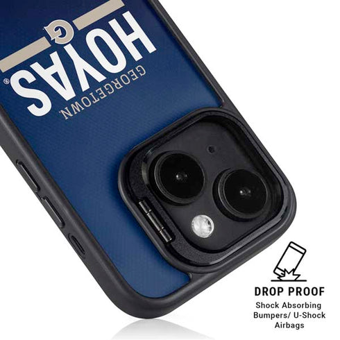 Georgetown University Hoyas Stripe iPhone 14 Kickstand Case