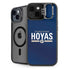 Georgetown University Hoyas Stripe iPhone 14 Plus Kickstand Case