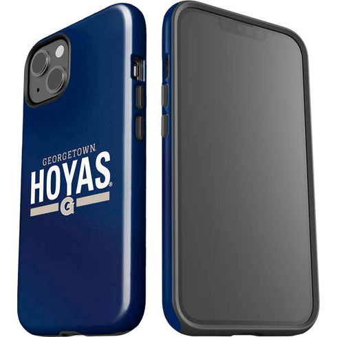 Georgetown University Hoyas Stripe iPhone 15 Impact Case