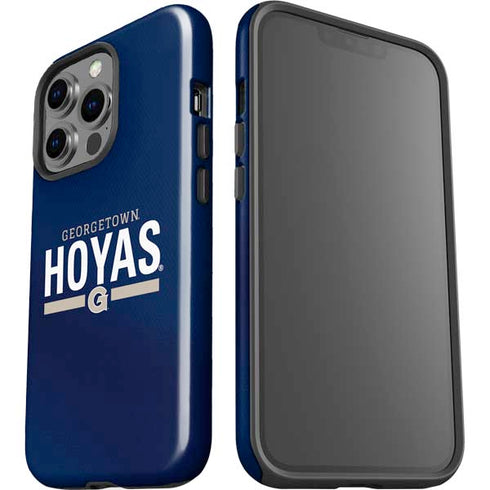 Georgetown University Hoyas Stripe iPhone 15 Pro Impact Case