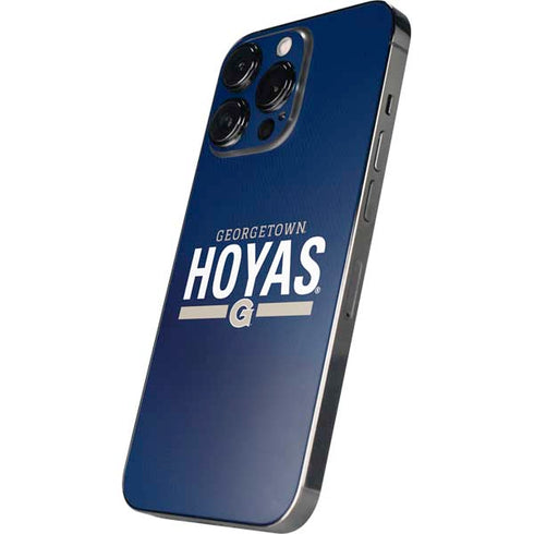 Georgetown University Hoyas Stripe iPhone 15 Pro Max Skin