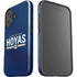 Georgetown University Hoyas Stripe iPhone 16 Impact Case