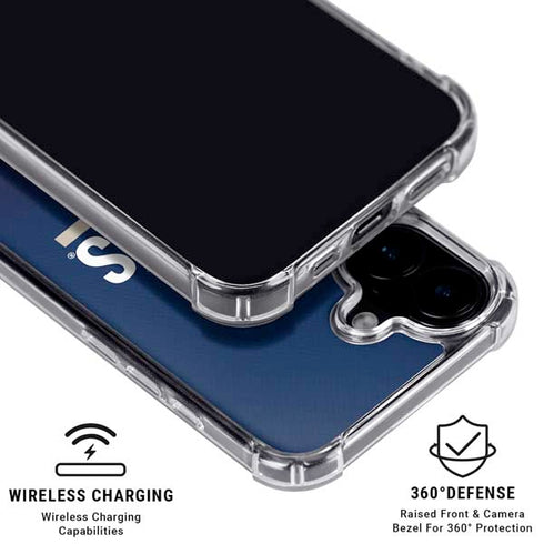 Georgetown University Hoyas Stripe iPhone 16 MagSafe Case